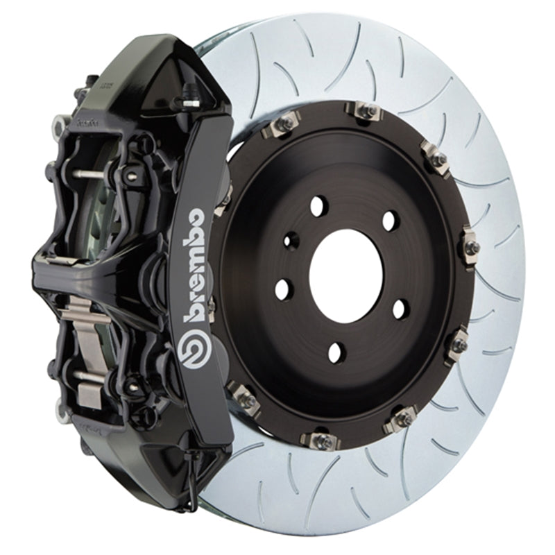 Brembo 14+ Mini Cooper Front GT BBK 4 Piston Cast 345x28 2pc Rotor Slotted Type3-Black