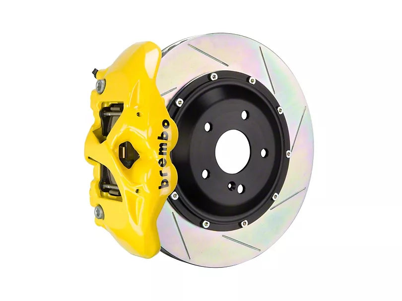 Brembo 24+ BMW M30i/530i xDrive/24+ 540i xDrive Fr GT BBK 6 Pist Cast 405x34 2pc Rotor Slt TY1- YL - Caliper Style 1
