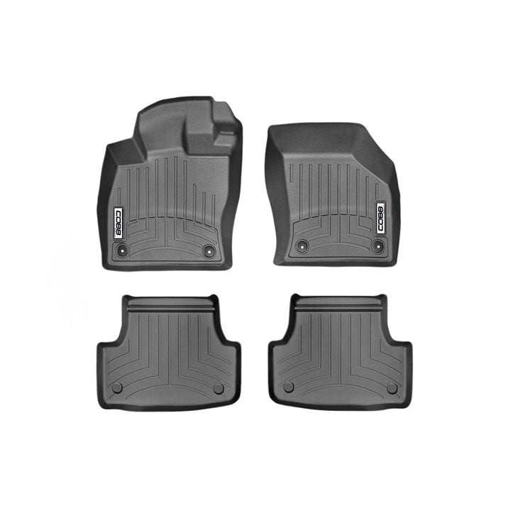 COBB 15-17 Volkswagen GTI Front and Rear FloorLiner by WeatherTech - Black