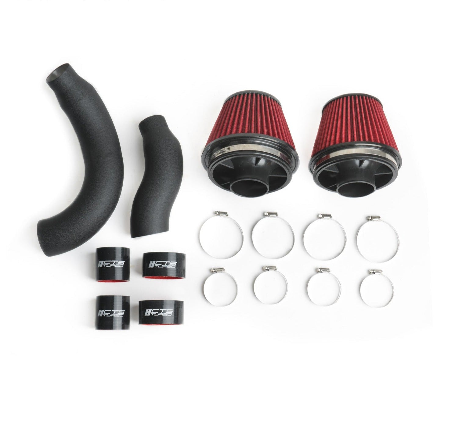 CTS Turbo Dual 3" Intake Kit With 6" Velocity Stack - Audi C7 S6/S7/RS6/RS7