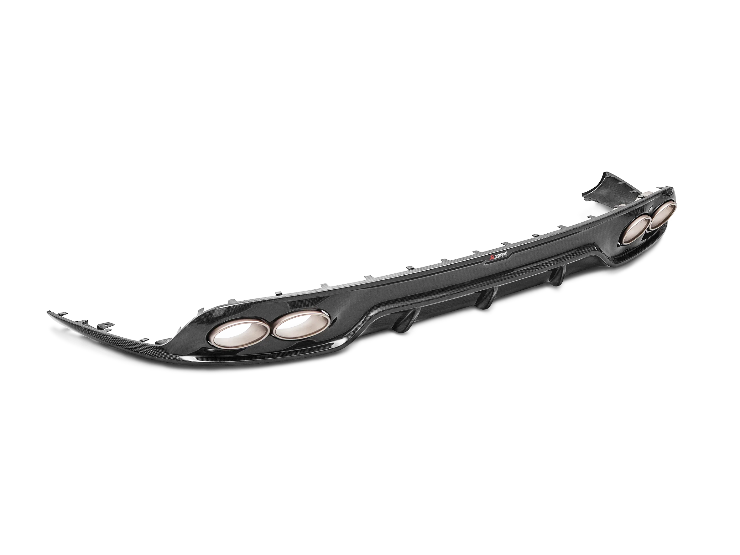 Akrapovic 16-19 Porsche 911 Turbo / Turbo S (991.2) Rear CA Diffuser Glossy w/o Tips