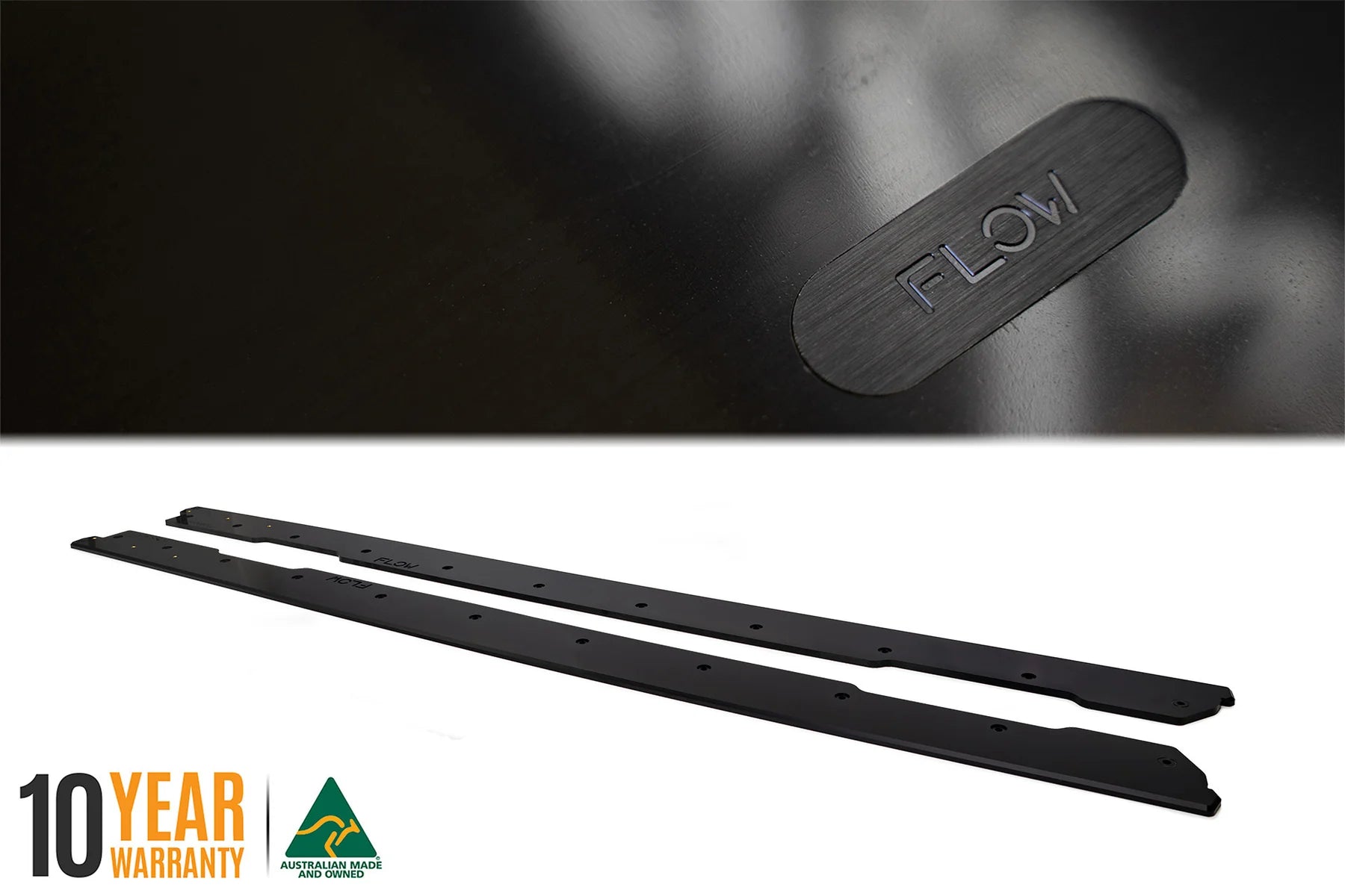 Flow Designs Full Lip Splitter Set Gloss Black - Toyota GR Corolla