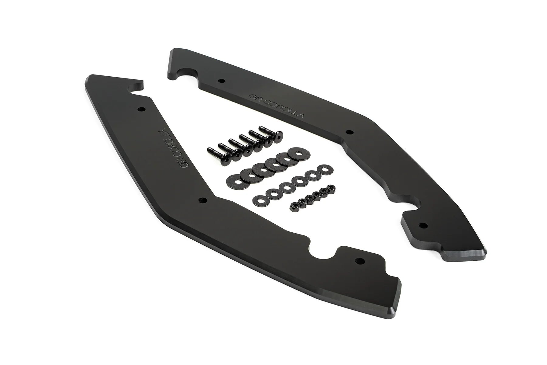 Flow Designs Full Lip Splitter Set Gloss Black - Toyota GR Corolla