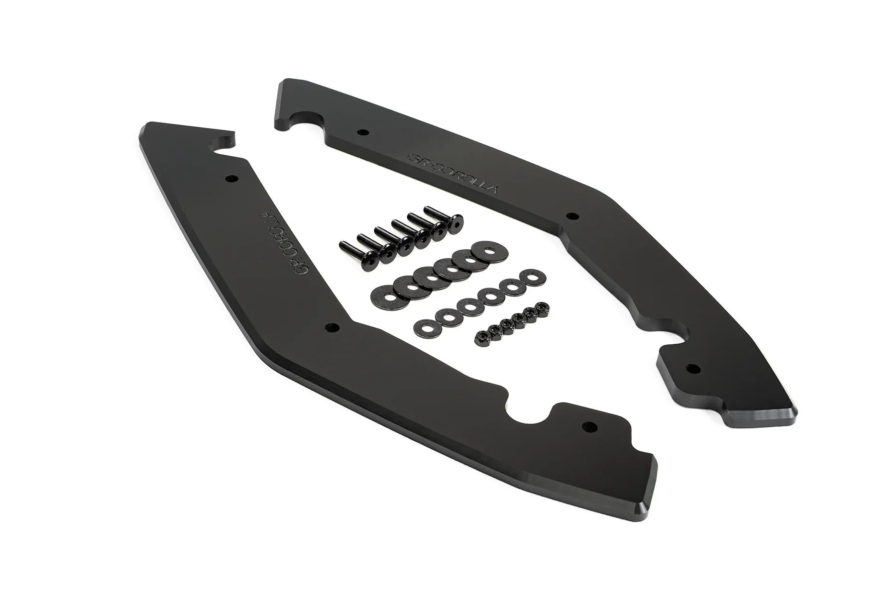 Flow Designs Full Lip Splitter Set Textured Black - Toyota GR Corolla