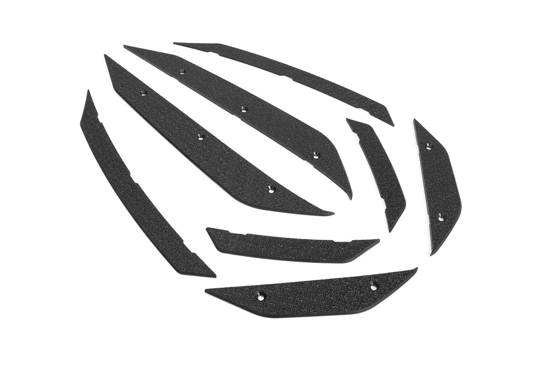 Flow Designs Full Lip Splitter Set Gloss Black - Toyota GR Corolla