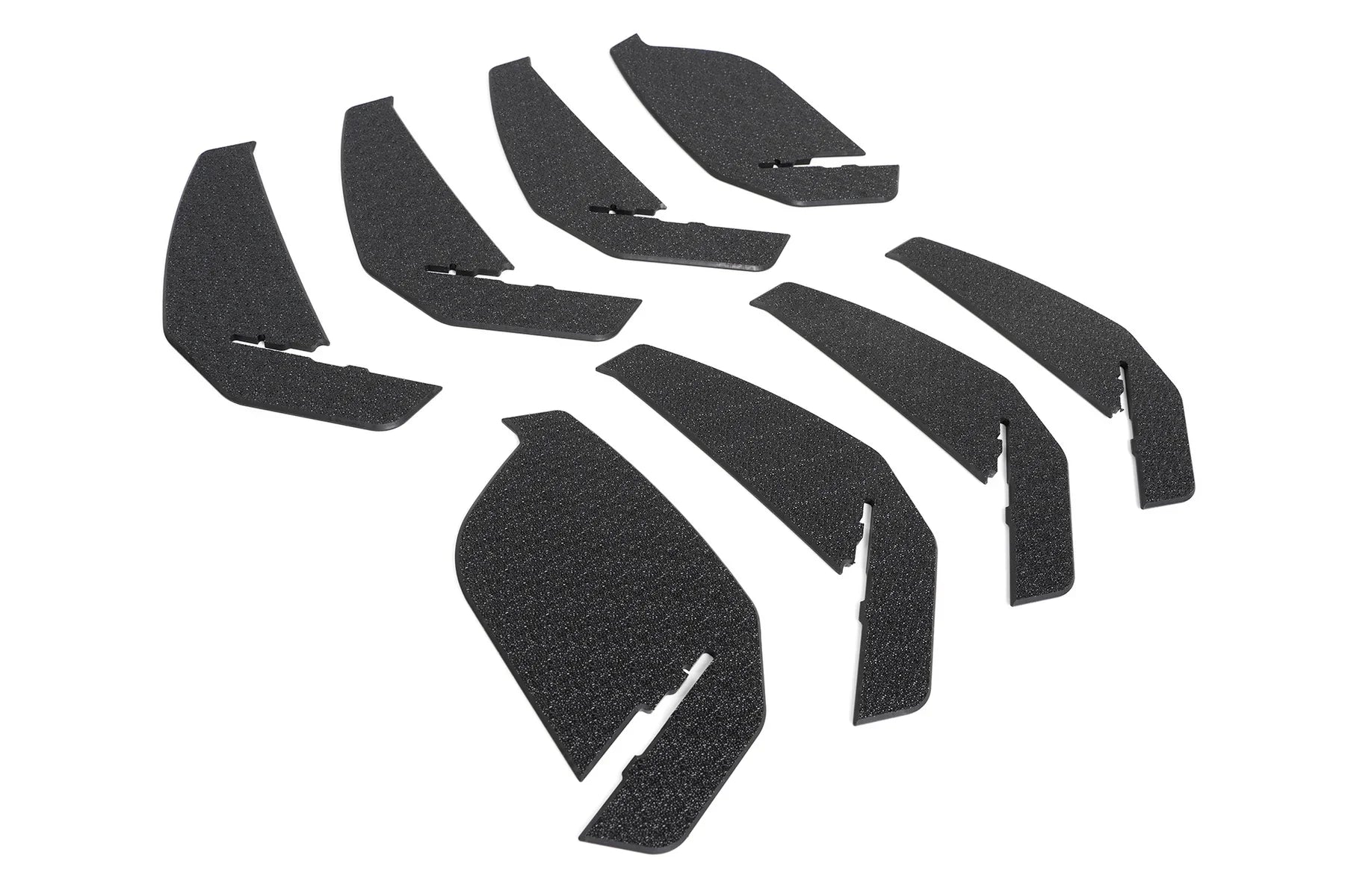 Flow Designs Full Lip Splitter Set Textured Black - Toyota GR Corolla