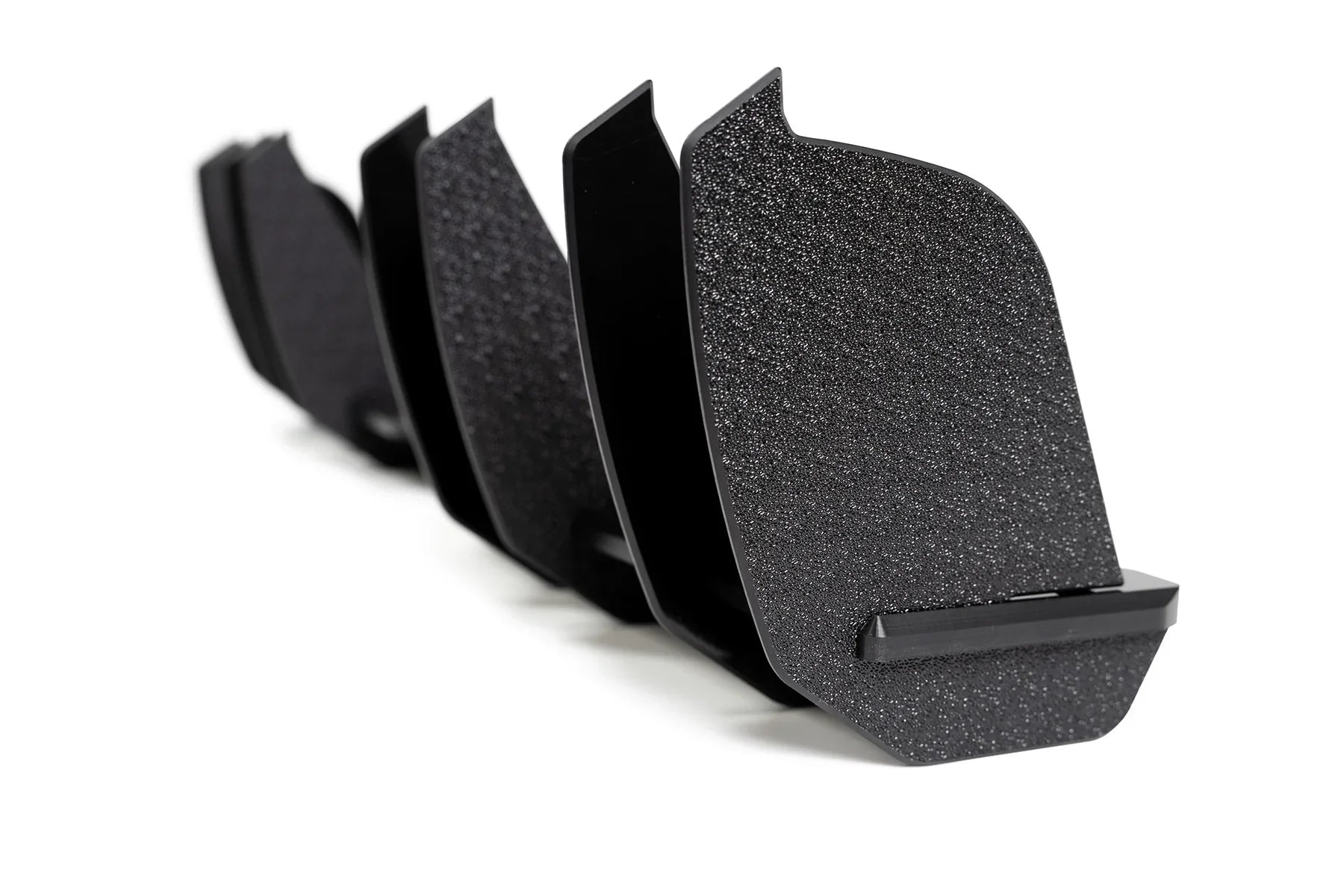 Flow Designs Full Lip Splitter Set Textured Black - Toyota GR Corolla