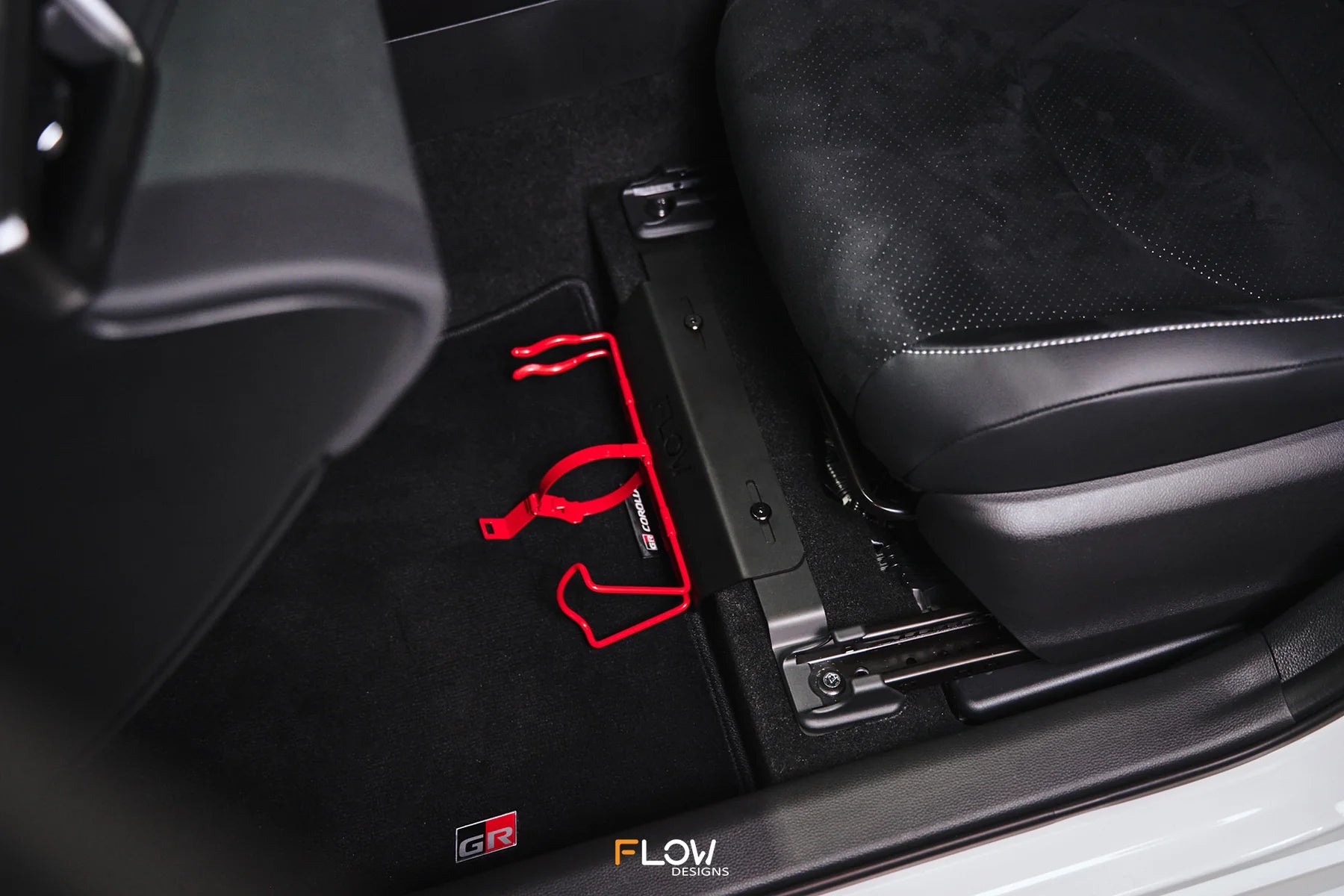 Flow Designs Full Lip Splitter Set Gloss Black - Toyota GR Corolla