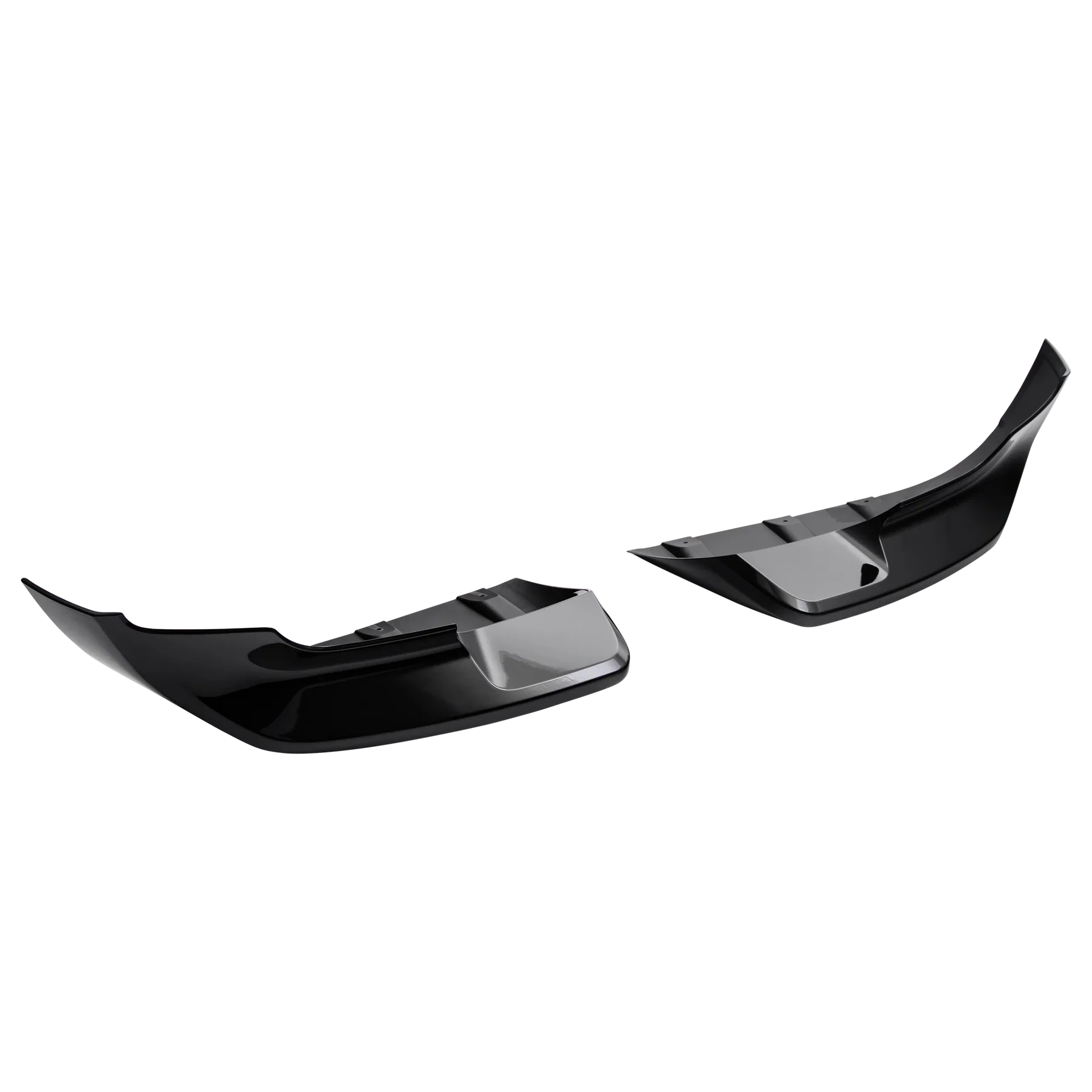 Urban Automotive Defender Widetrack Front Bumper Aero Canards - Gloss Black
