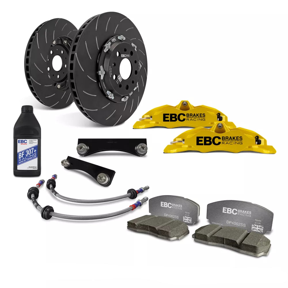 EBC Racing Volkswagen Transporter Yellow Apollo-6 Calipers 355mm Rotors Front Big Brake Kit