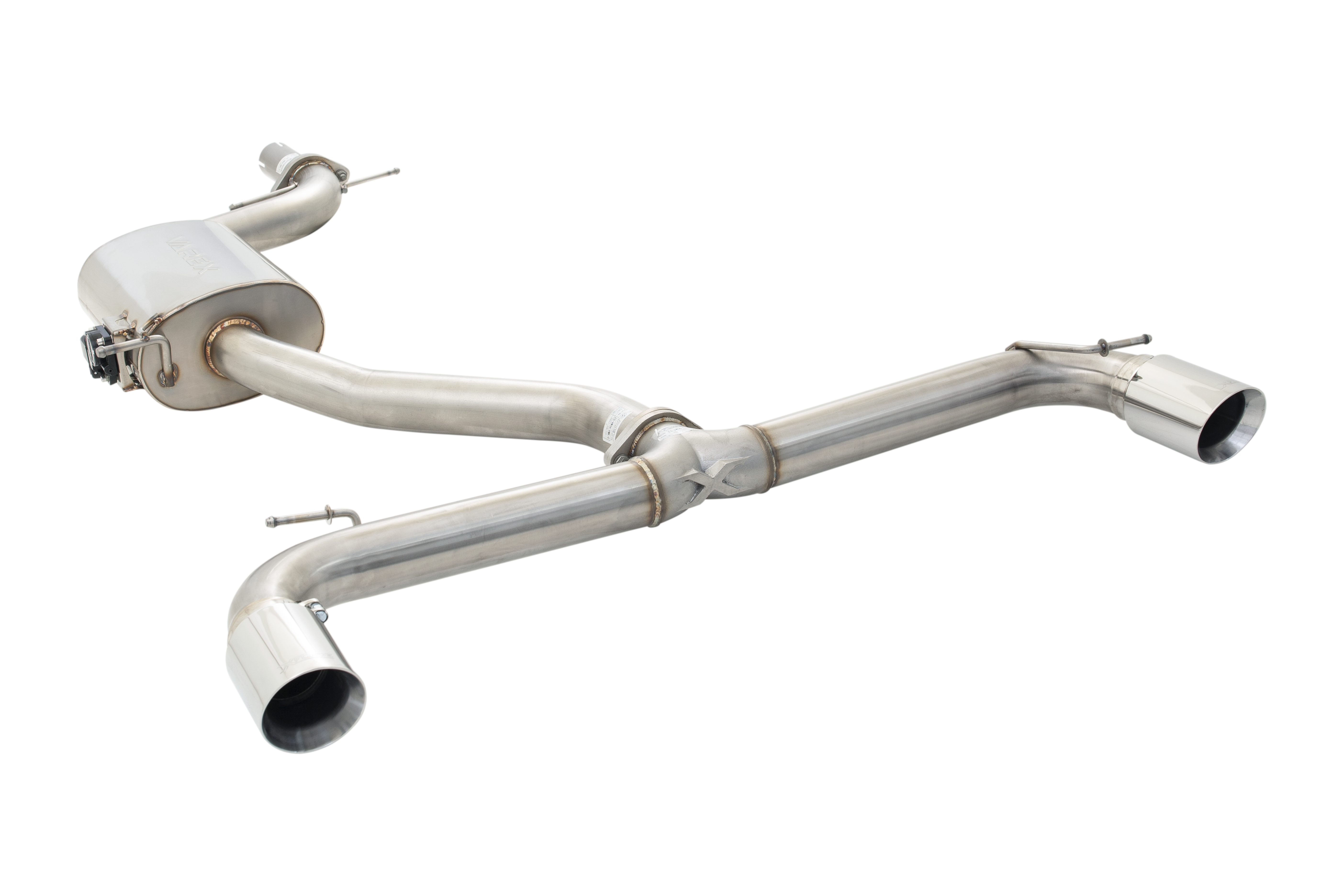 XForce 3" Stainless Steel Cat-Back Exhaust System With Varex Muffler - VW MK6 GTI
