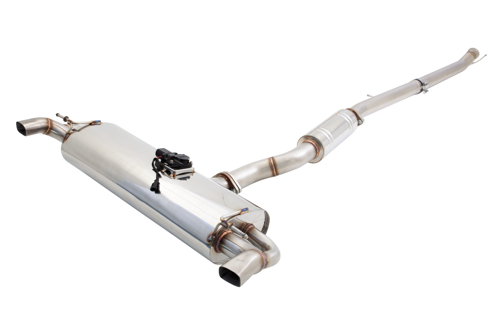 XForce Twin Stainless Steel Cat-Back Exhaust System With Varex Muffler - Mercedes W176 A45 AMG