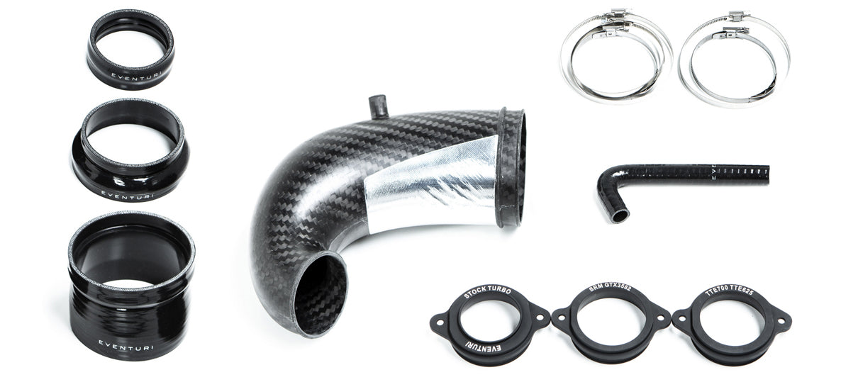 Eventuri Carbon Fiber Turbo Inlet - Audi 8V.5/8Y RS3, F3 RS Q3, and 8S TTRS