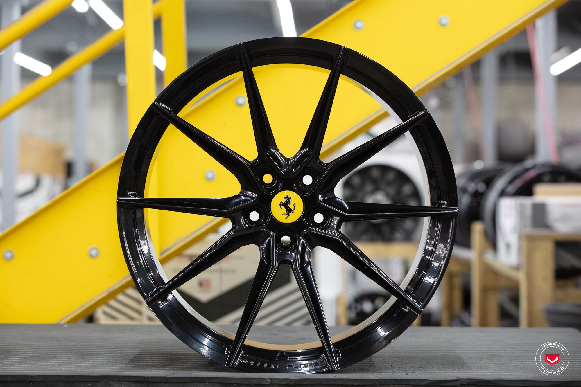 Vossen Forged Evo-2 21x12 / 5x112 - Gloss Black - Audi R8 2G / Lamborghini Huracan Fitment - Rear