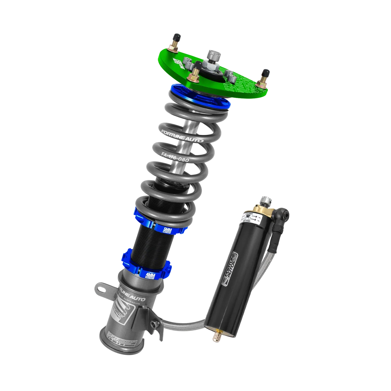 Fortune Auto Dreadnought Pro 3-Way Series Coilovers - 3 Series (E36) (Separate Style Rear)