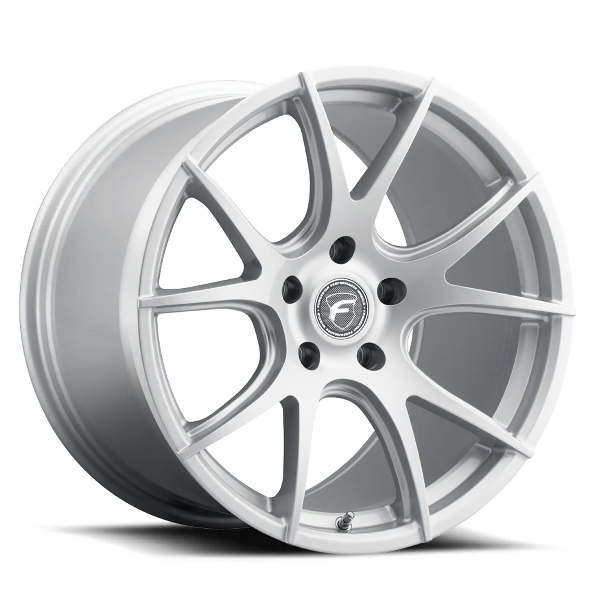 Forgestar CF5V 18x11 / 5x120.65 BP / ET53 / 8.09in BS Gloss Silver Wheel