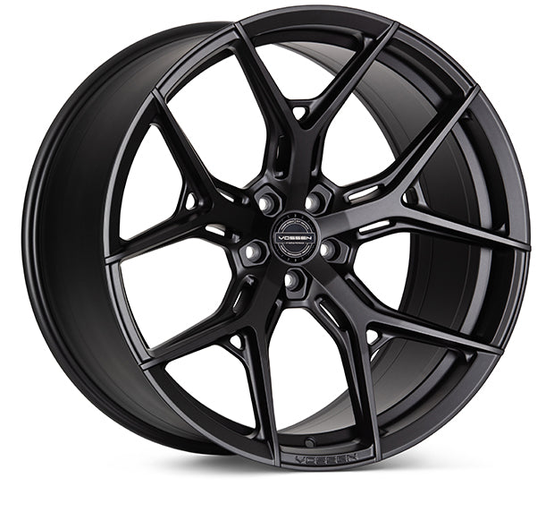Vossen HF-5 - 21x.10.5 - 5x112 - ET15 - Super Deep - 66.5 - Satin Black 2023 Porsche Macan Fitment