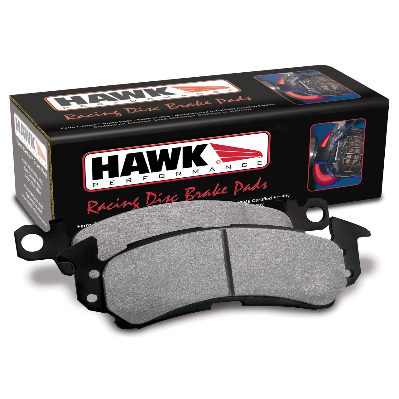 Hawk Performance Porsche 911 M-Caliper Black Race Brake Pads