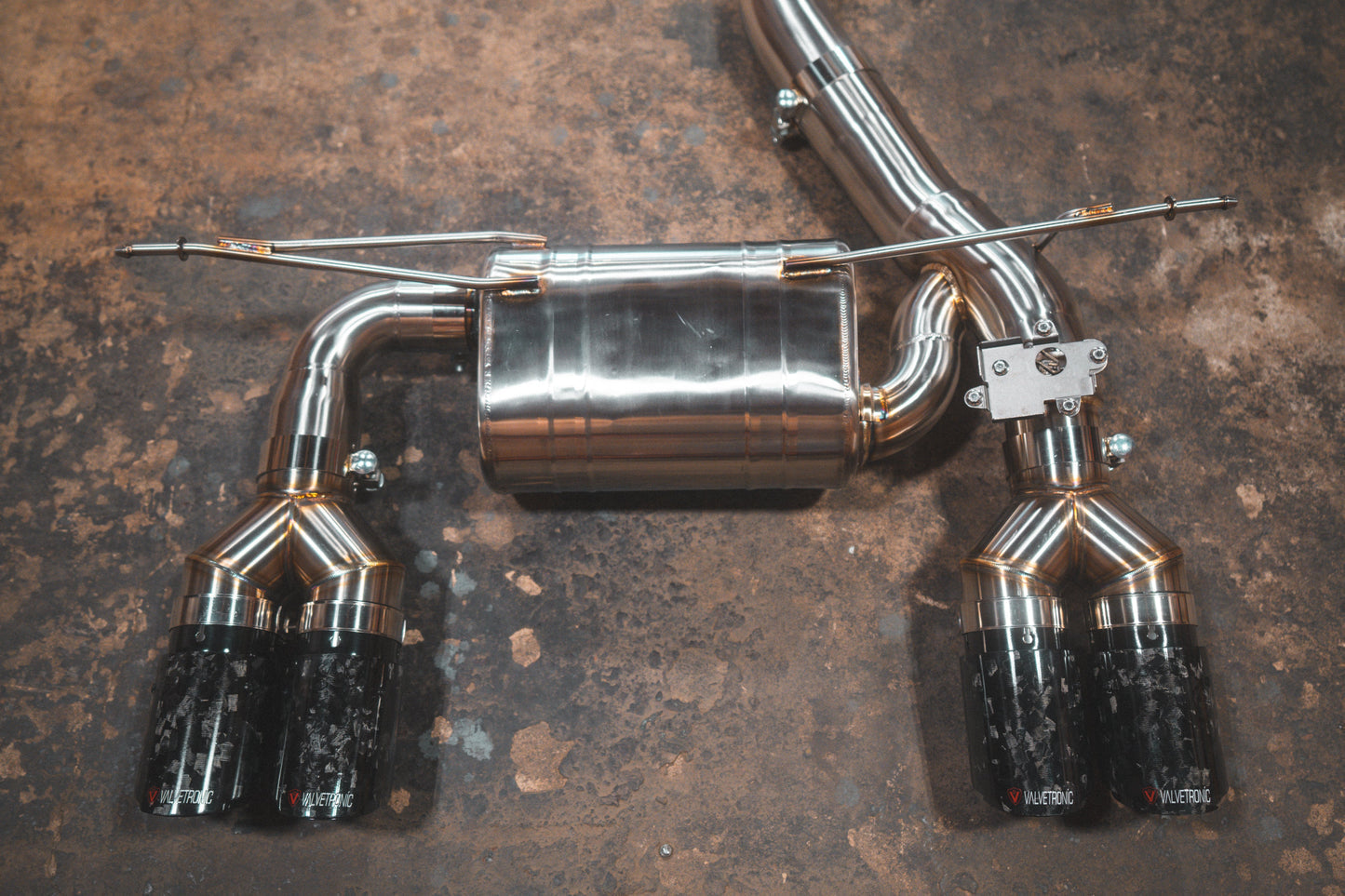 Valvetronic Designs - BMW M2 (S55) Competition Equal Length Valved Sport Exhaust System - Stainless