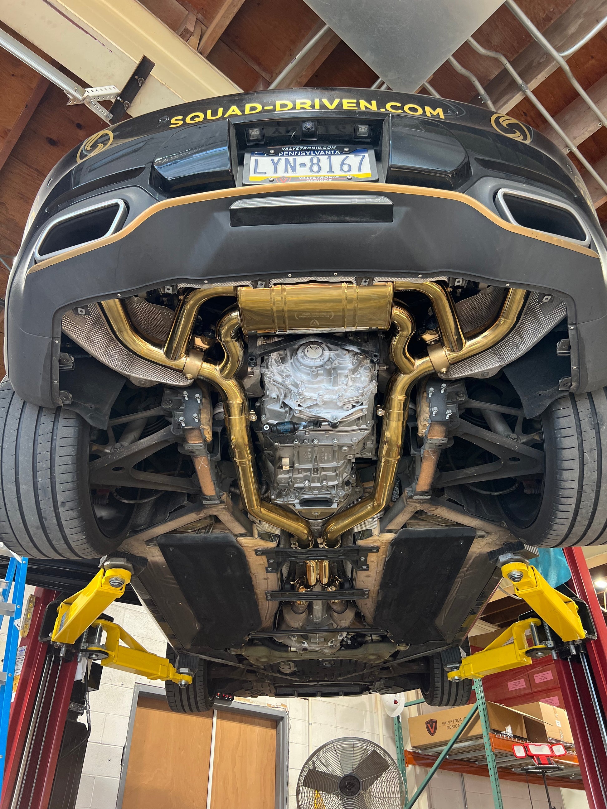 Valvetronic Designs - Mercedes AMG GT / GTS Valved Sport Exhaust System - Anodized Gold