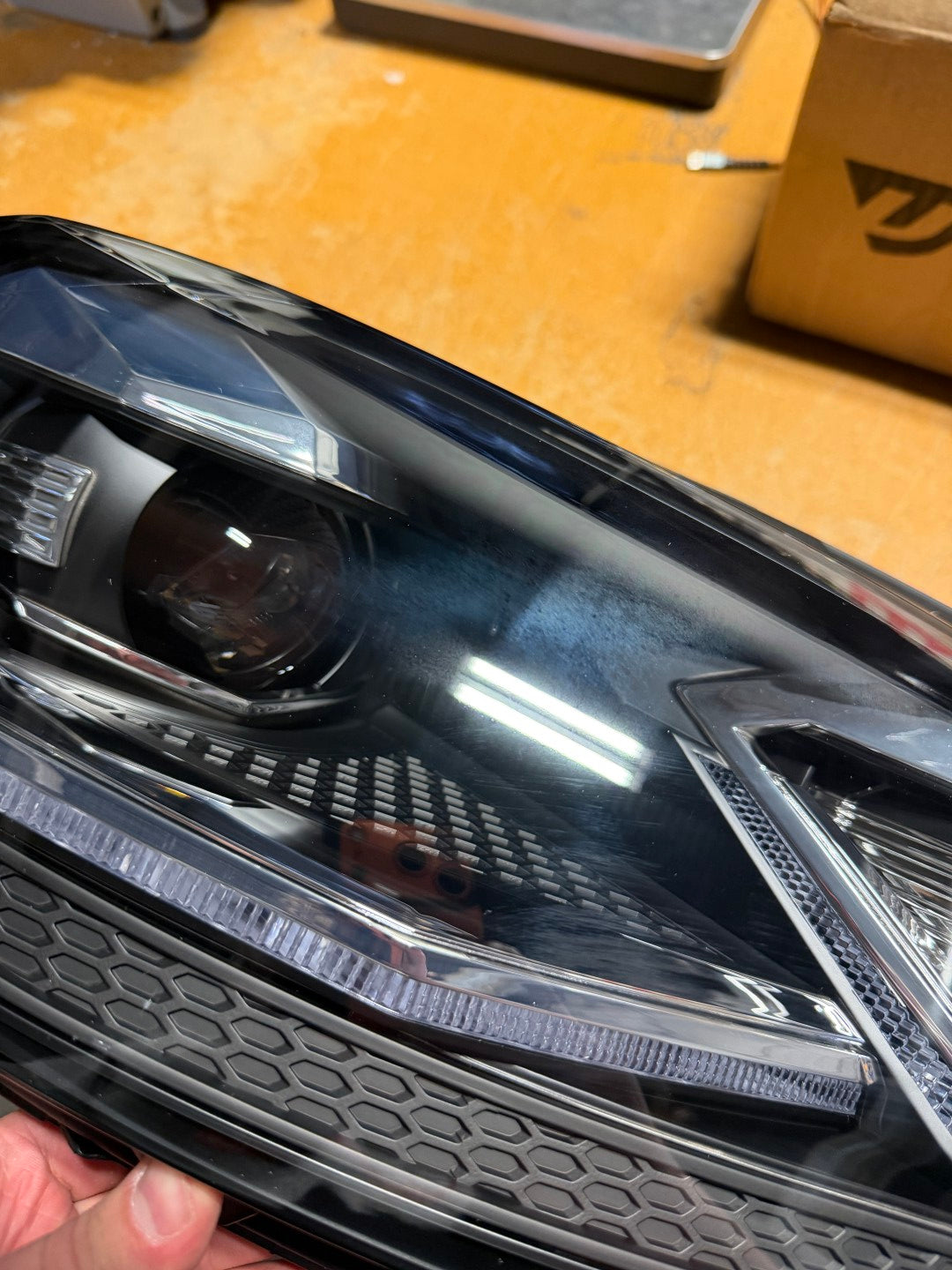 Illuminator Lighting Dynamic LED Headlights MK7 MK7.5 - MK7.5 (Post-Facelift) / Chrome Stripe (Golf R Style) (#64) - Scratch & Dent Parts