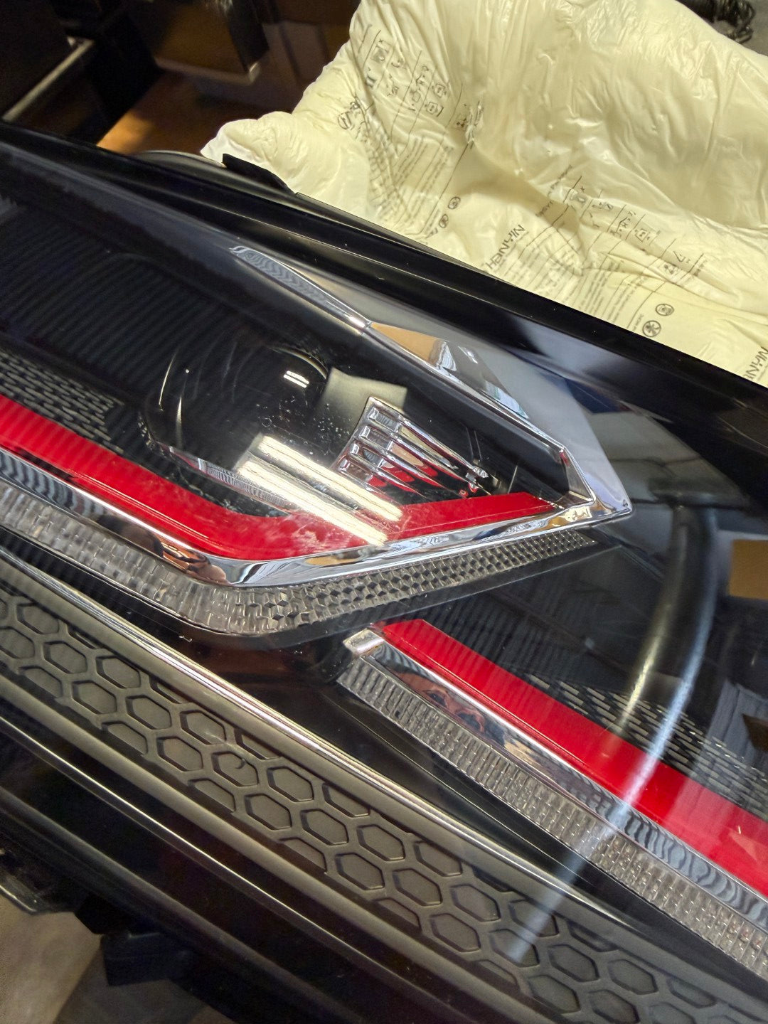 Illuminator Lighting Dynamic LED Headlights MK7 MK7.5 - MK7.5 (Post-Facelift) / Red Stripe (GTI Style) (#68) - Scratch & Dent Parts