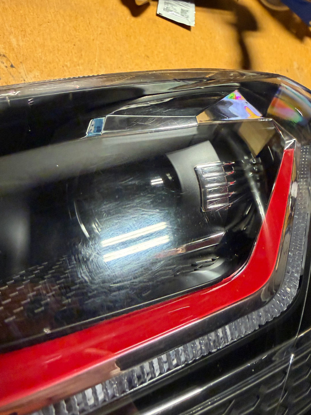 Illuminator Lighting Dynamic LED Headlights - MK7 (Pre-Facelift) / Red Stripe (GTI Style) (#72) - Scratch & Dent Parts
