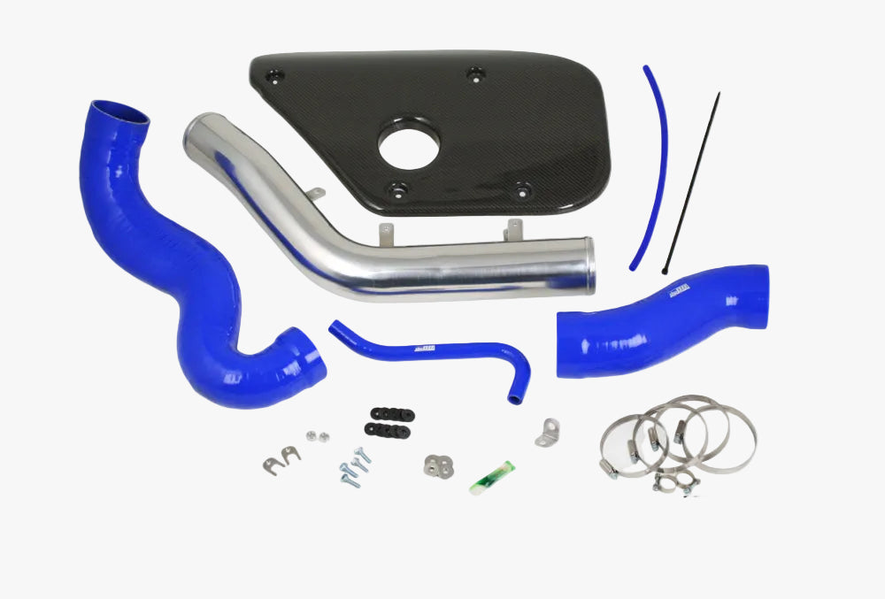 do88 Volvo S60 V60 V70 T6 Inlet pipe, Blue hoses, Carbon fiber cover