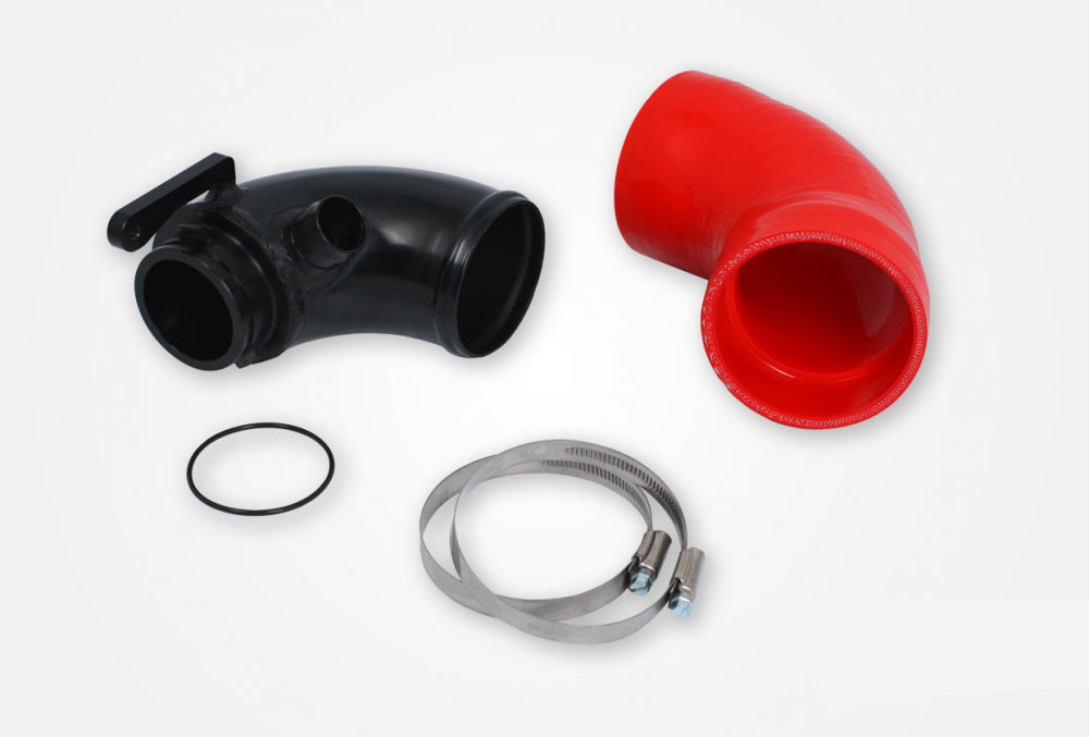 do88 VAG 1.8/2.0 TSI (MQB) Turbo inletpipe, Red hose, OEM Turbo, do88 Airbox