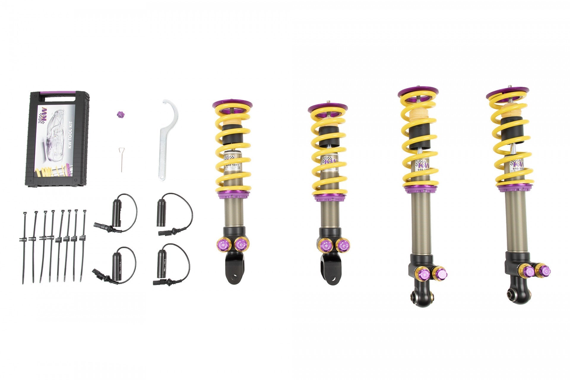 KW 04-05 Porsche Carrera GT Special Edition V5 Coilover Kit W/ Red & Blue Springs