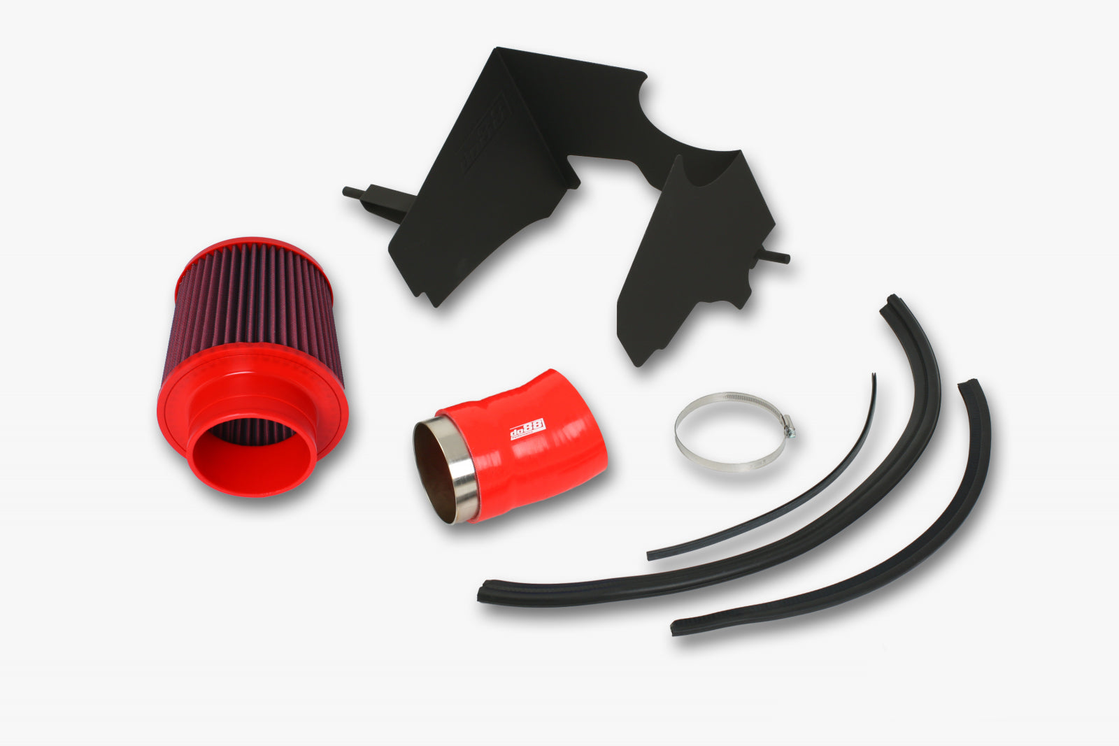 do88 SAAB 9-3 2.8T V6 06-11 Intake system with filter, red hose