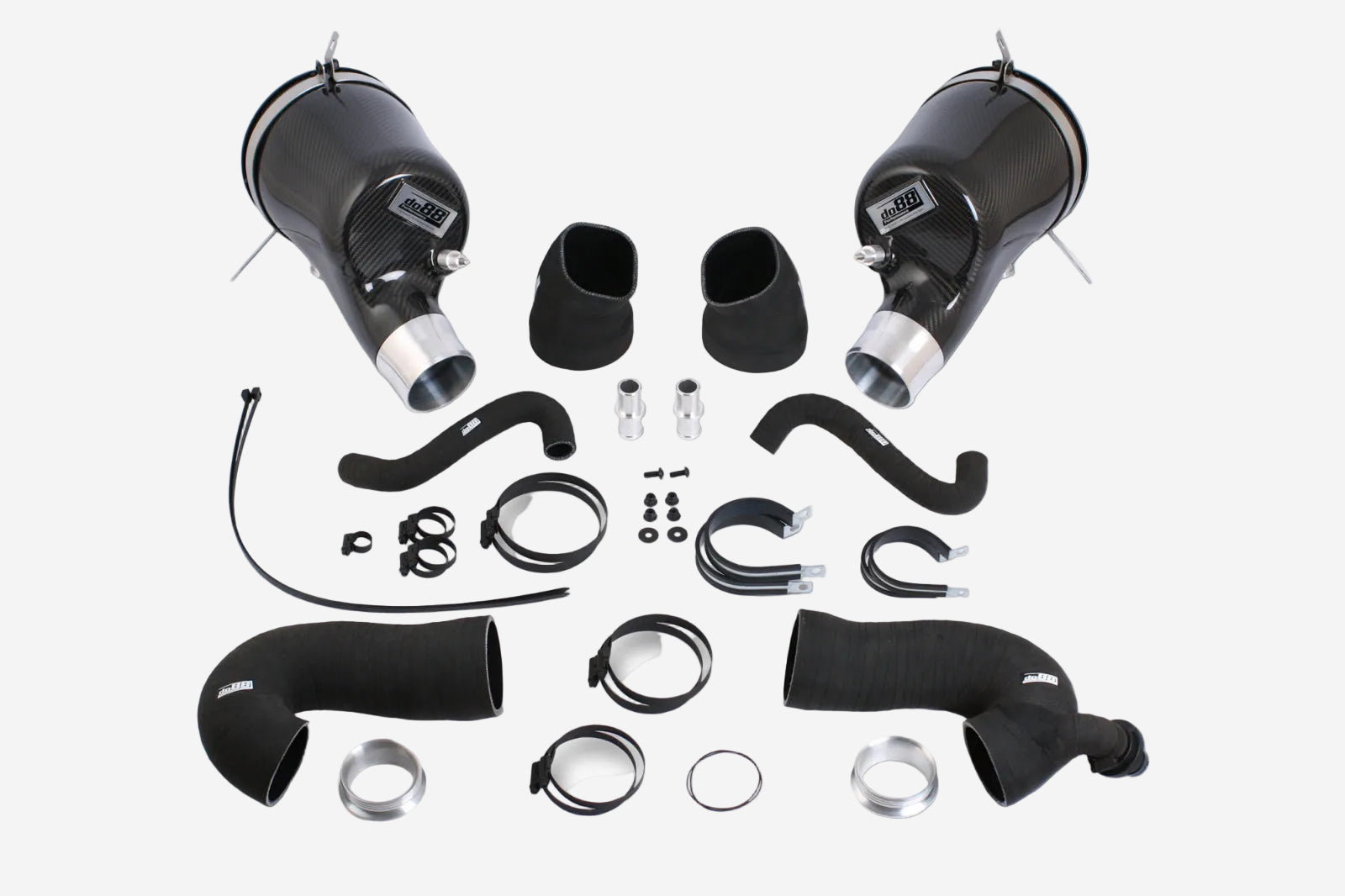 do88 Porsche 911 Carrera (992) Induction system, 80mm outl, with Turbo inlet hoses