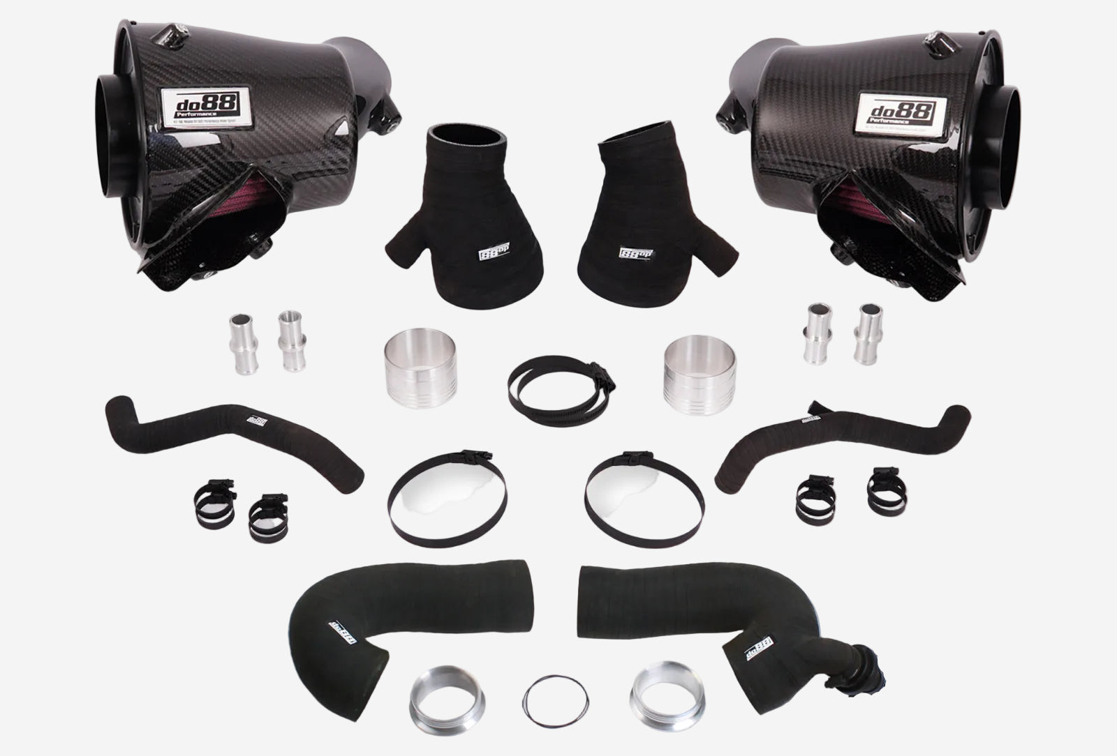 do88 Porsche 911 Turbo (992) Induction system, 66mm outl, with Turbo inlet hoses