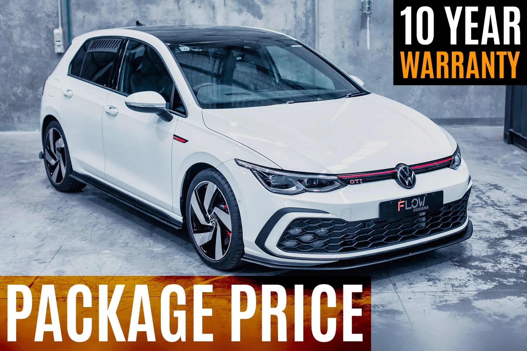 Flow Designs Full Splitter Set - MK8 GTI