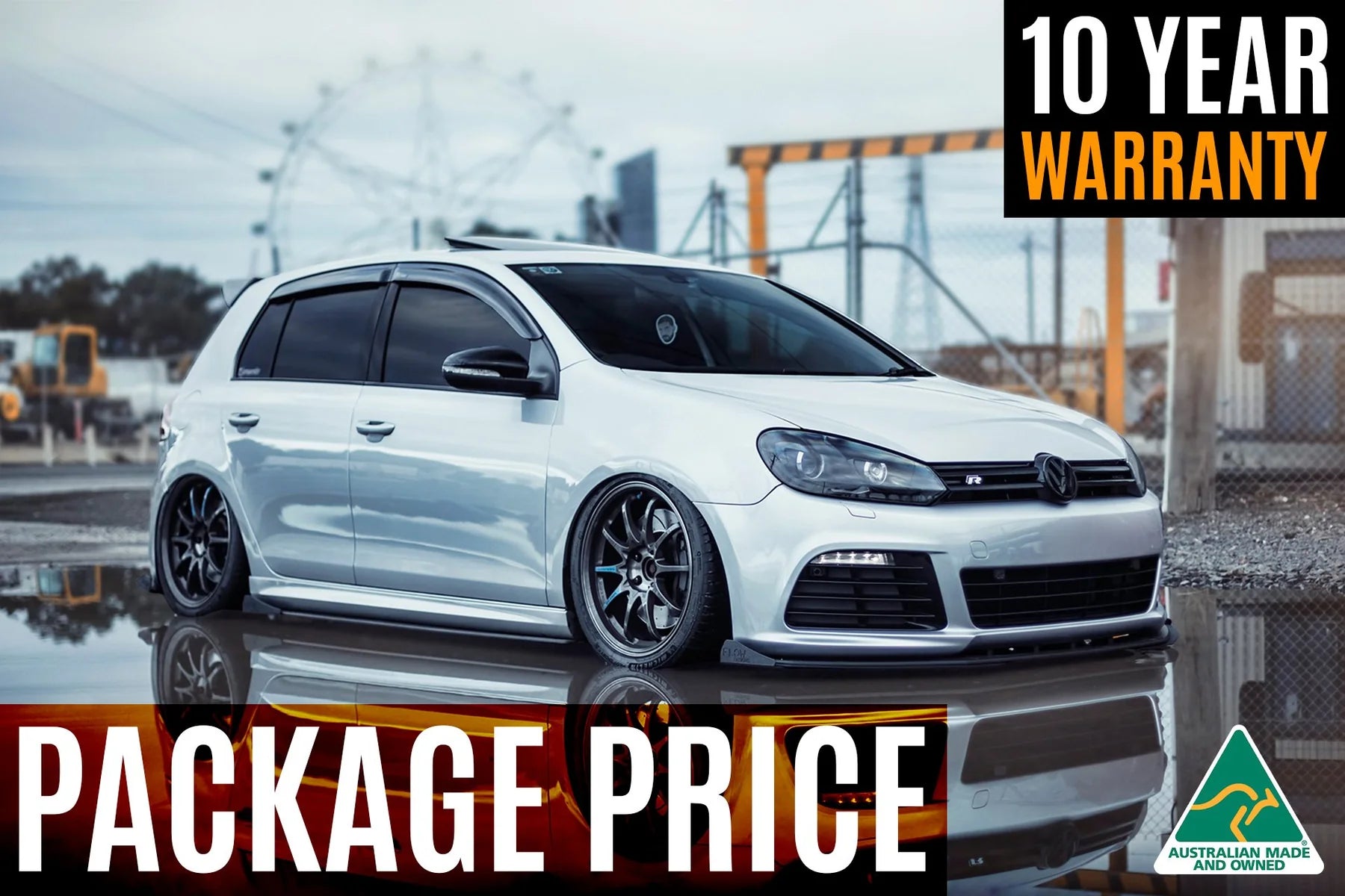 Flow Designs Full Splitter Set - MK6 Golf R