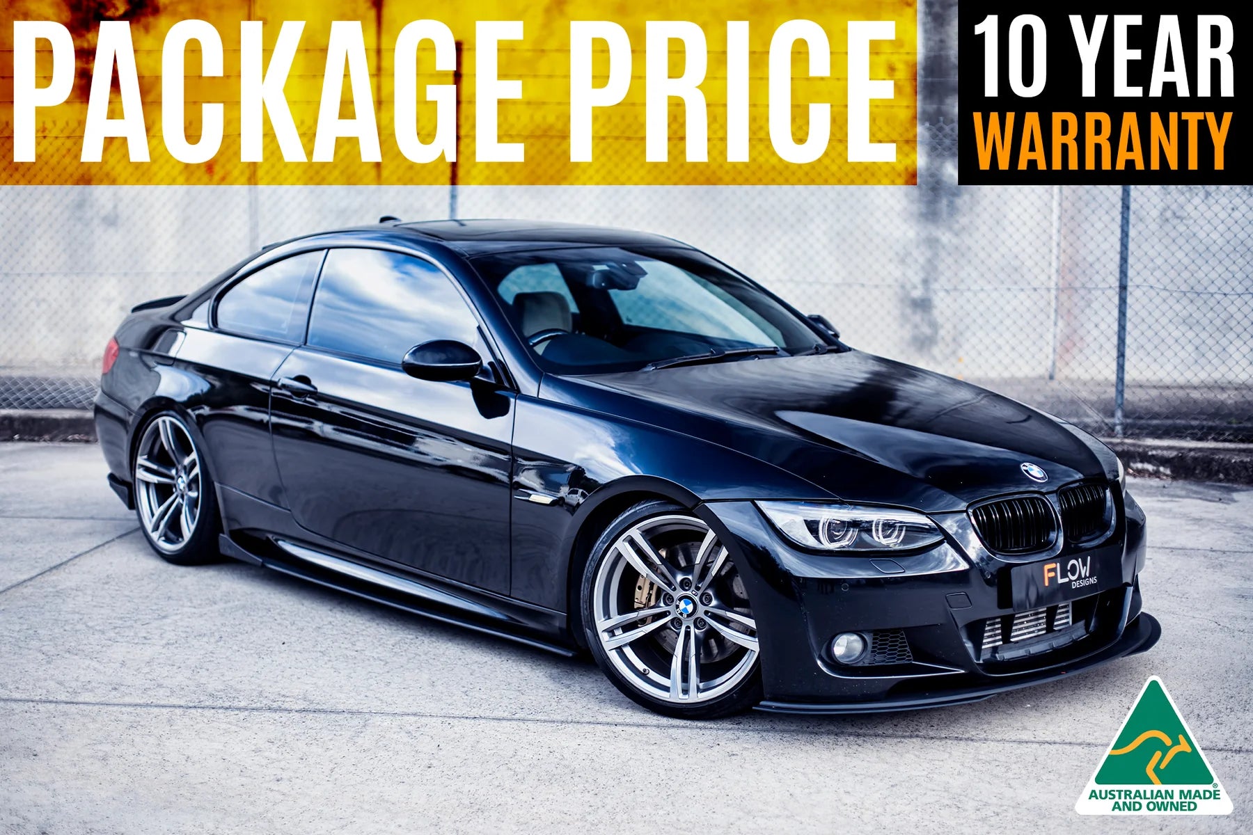 Flow Designs Full Splitter Set - E92 3-Series M Sport Pre LCI