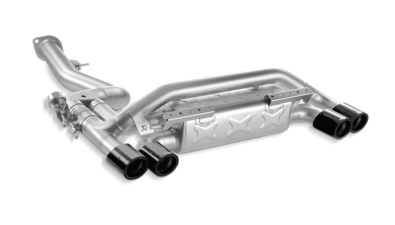 Akrapovic 11-12 BMW 1 Series M Coupe (E82) Slip-On Line (Titanium) w/ Carbon Tips