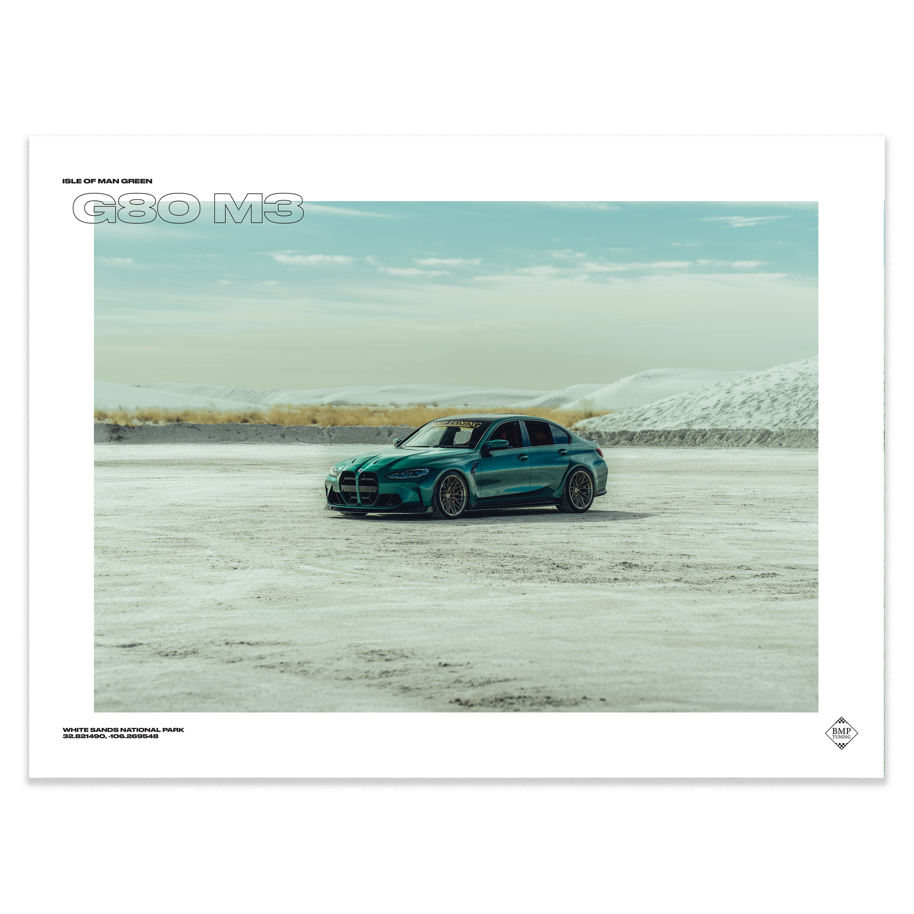 BMP Tuning G80 M3 Poster (18"x24")