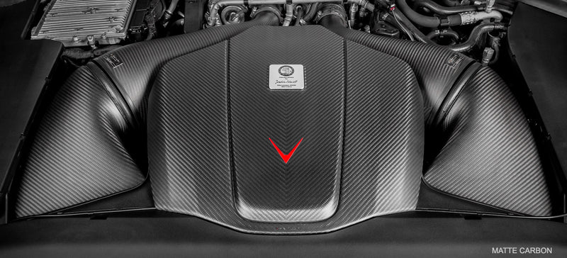 Eventuri Carbon Fiber Intake Plus Engine Cover - Mercedes C90/R190 AMG GT/GTS/GTR