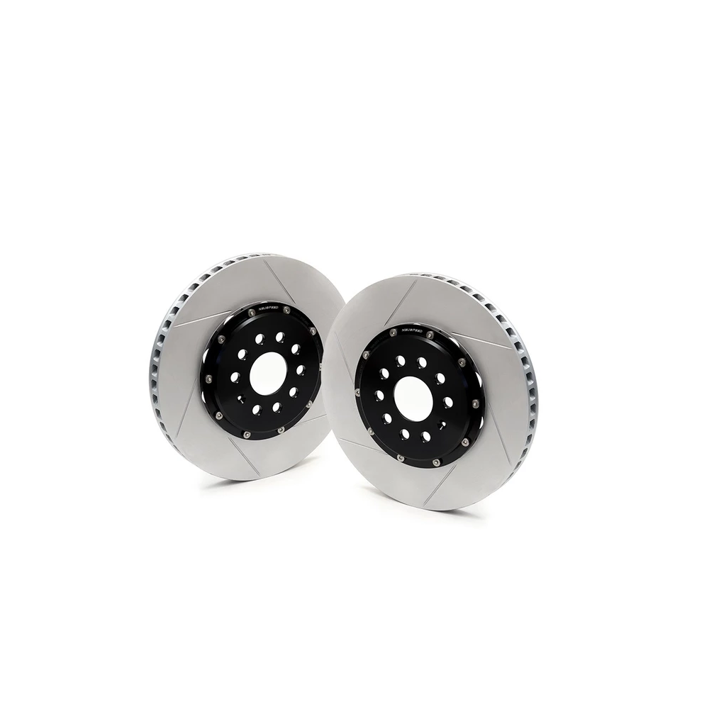 NEUSPEED 345x30 2pc Floating Rotor Front Left/Right - 8P A3 3.2L, 8J TTS, MK5 R32, MK6 Golf R, B6 Passat 3.6L