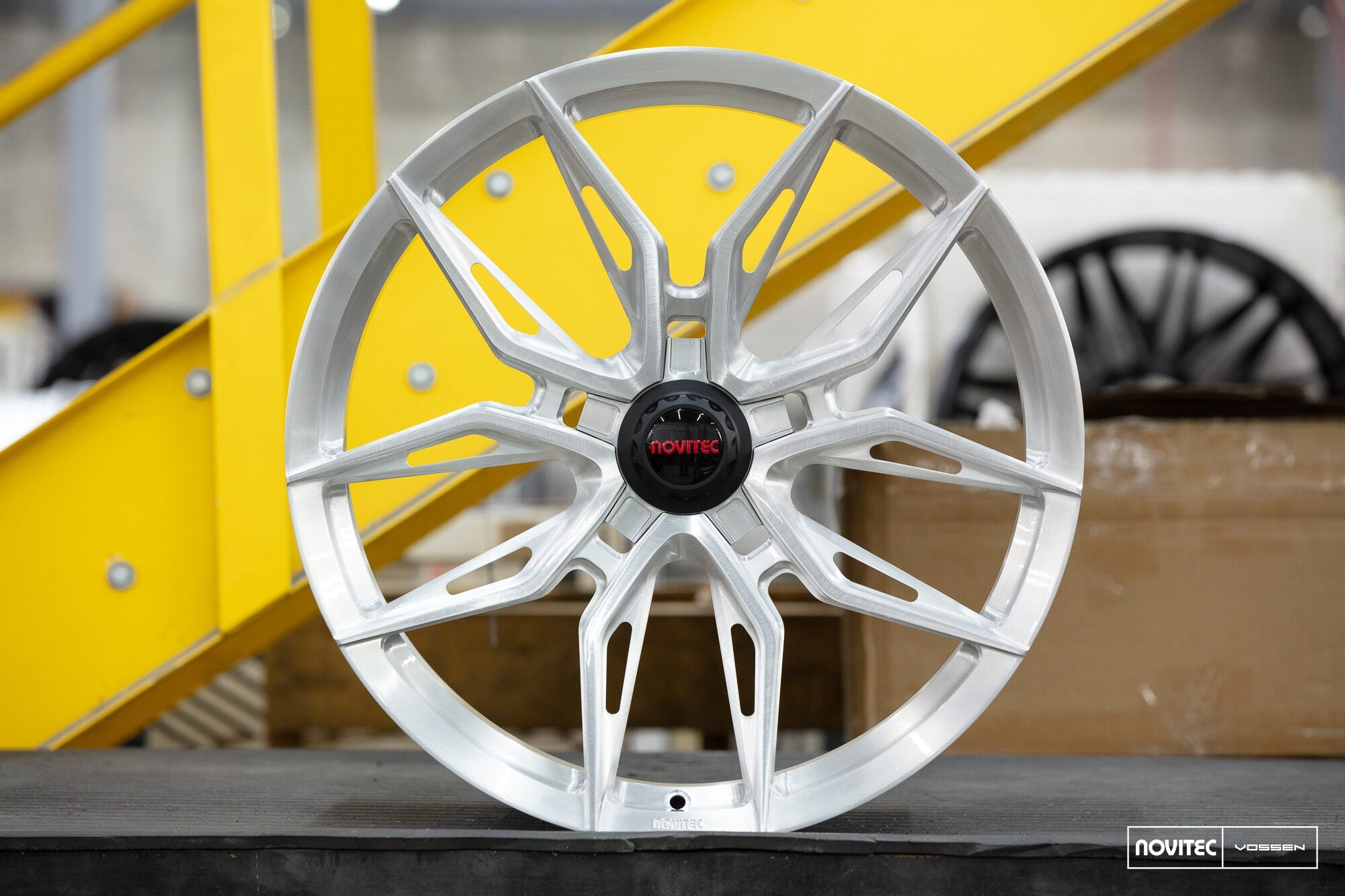 Vossen x Novitec NF11 21x10 5x114.3 BP ET34 Brushed Gloss Clear Ferrari 12Cilindri F167 FR Wheel