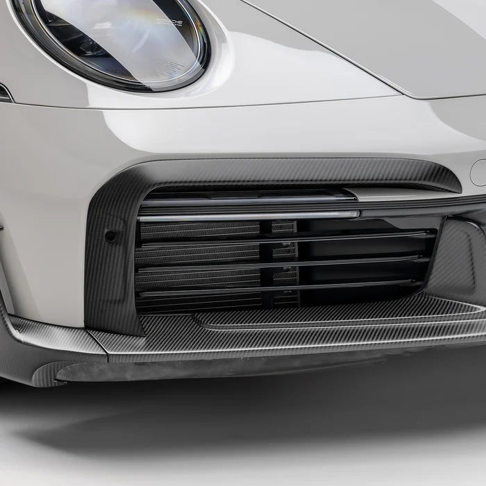 Vorsteiner Aero Program Carbon Fiber Front Intake Trim (With Front Spoiler POV4020/POV4025 Only) - Porsche 992.1 Turbo S