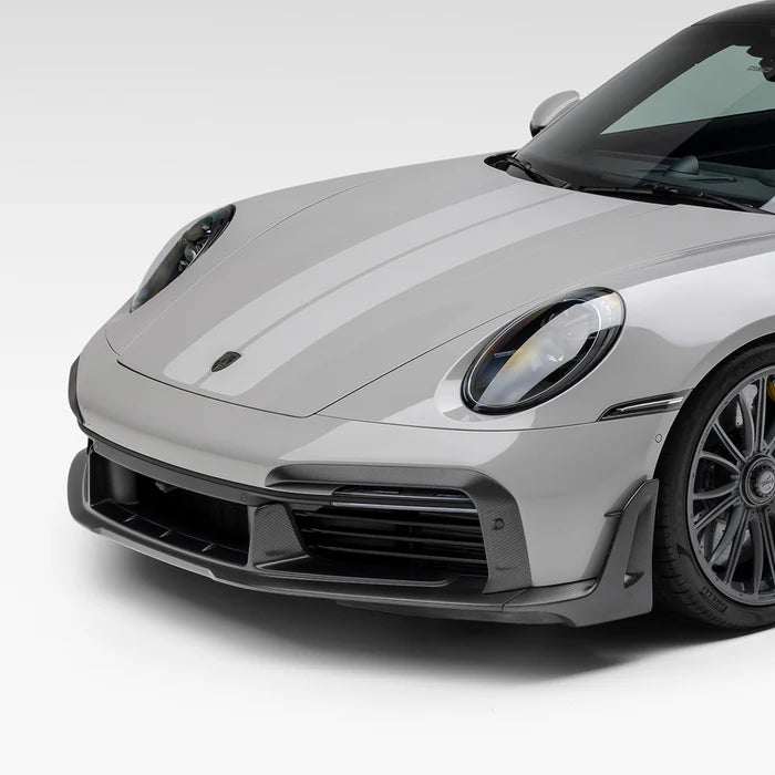 Vorsteiner Aero Program Carbon Fiber Front Spoiler w/ Winglets - Porsche 992.1 Turbo S