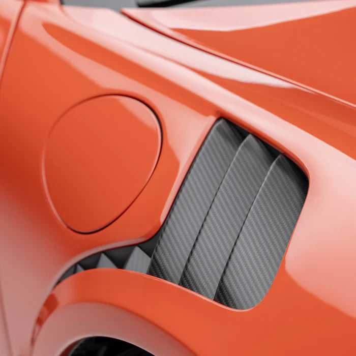 Vorsteiner Aero Program Satin Carbon Fiber Air Outlets (991.1 Only) - Porsche 991 GT3-RS