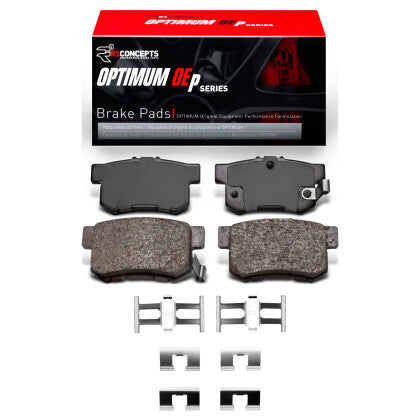 R1 Concepts 2010-2023 Porsche 911 Rear R1 Optimum OE Pads & Hardware Kit