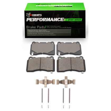 R1 Concepts 2015-2025 Audi A3 Quattro Rear R1 Performance Sport Pads & Hardware Kit