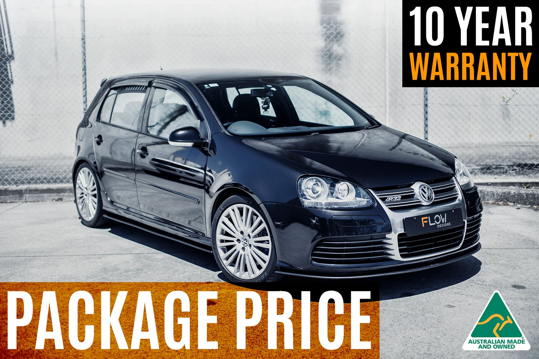 Flow Designs Full Splitter Set - MK5 R32