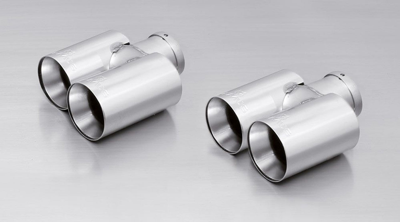 Remus BMW 3 Series F30/F31 Axle Back Exhaust w/Distance Tube & Chromed Tail Pipe Set