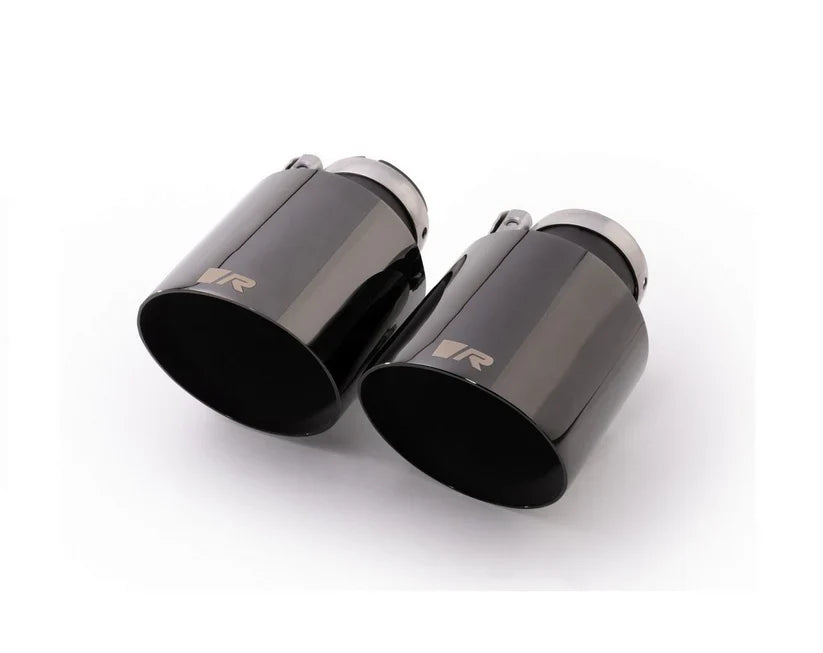 Remus 2017+ BMW 550i(x) G30 102mm Black Chrome Angled Tail Pipe Set