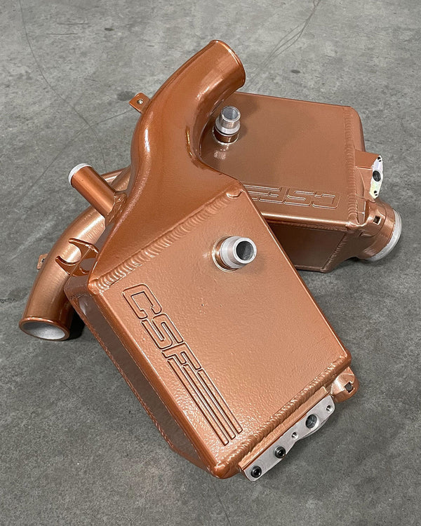CSF 16-21 BMW M5 (F90) / 17-21 BMW M8 (F91/F92/F93) Twin Charge-Air-Cooler Set - Vintage Rose Gold
